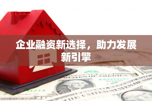 景东企业融资新选择，助力发展新引擎
