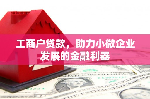 景东工商户贷款，助力小微企业发展的金融利器