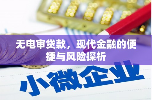 景东无电审贷款，现代金融的便捷与风险探析