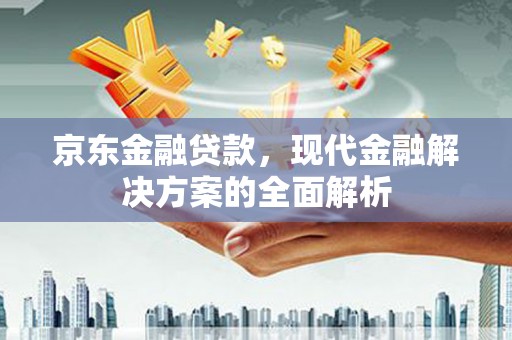 景东京东金融贷款，现代金融解决方案的全面解析