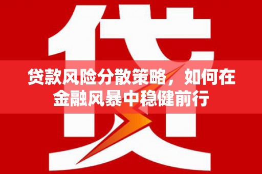 景东贷款风险分散策略，如何在金融风暴中稳健前行
