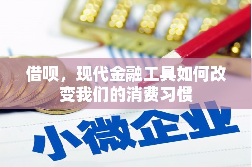 景东借呗，现代金融工具如何改变我们的消费习惯