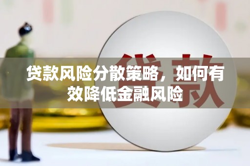 景东贷款风险分散策略，如何有效降低金融风险