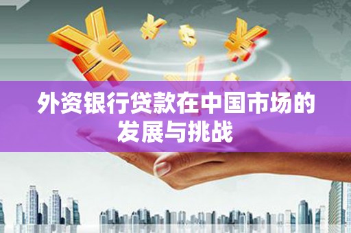 景东外资银行贷款在中国市场的发展与挑战