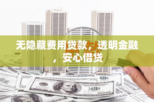 景东无隐藏费用贷款，透明金融，安心借贷