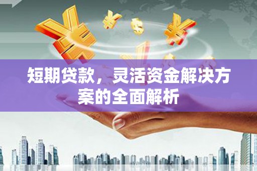 景东短期贷款，灵活资金解决方案的全面解析