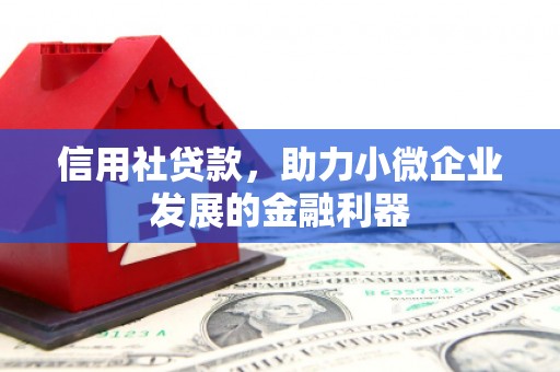 景东信用社贷款，助力小微企业发展的金融利器