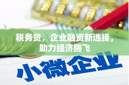 景东税务贷，企业融资新选择，助力经济腾飞