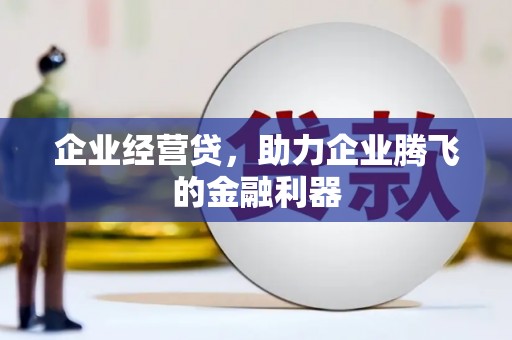 景东企业经营贷，助力企业腾飞的金融利器