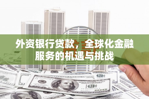 景东外资银行贷款，全球化金融服务的机遇与挑战