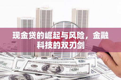 景东现金贷的崛起与风险，金融科技的双刃剑