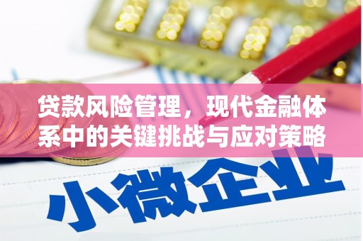景东贷款风险管理，现代金融体系中的关键挑战与应对策略