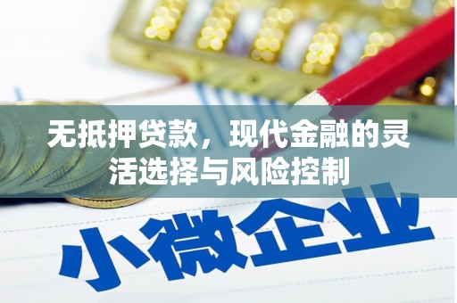 景东无抵押贷款，现代金融的灵活选择与风险控制