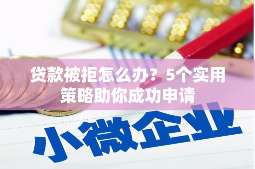 景东贷款被拒怎么办？5个实用策略助你成功申请
