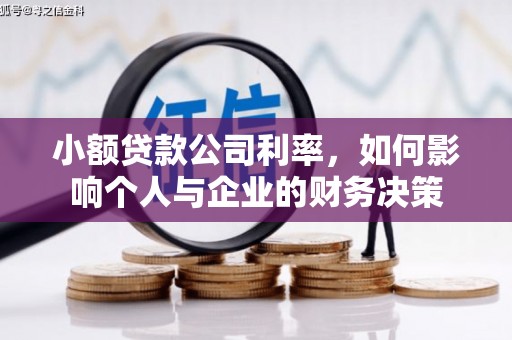 景东小额贷款公司利率，如何影响个人与企业的财务决策