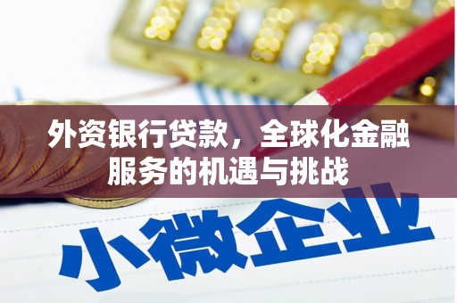 景东外资银行贷款，全球化金融服务的机遇与挑战