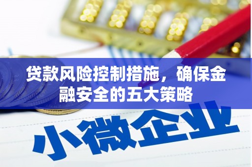 景东贷款风险控制措施，确保金融安全的五大策略