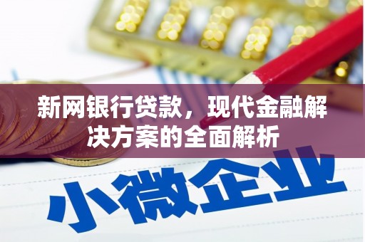 景东新网银行贷款，现代金融解决方案的全面解析