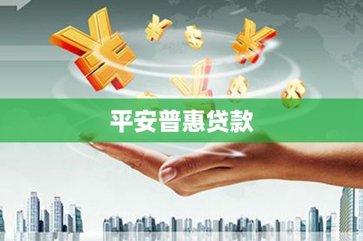 景东平安普惠贷款