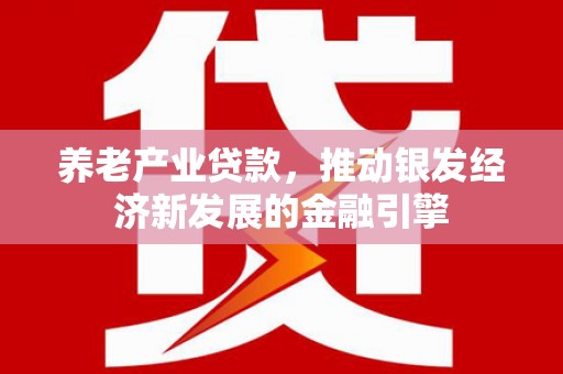 景东养老产业贷款，推动银发经济新发展的金融引擎