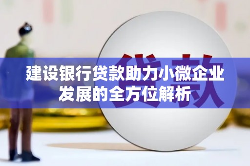 景东建设银行贷款助力小微企业发展的全方位解析